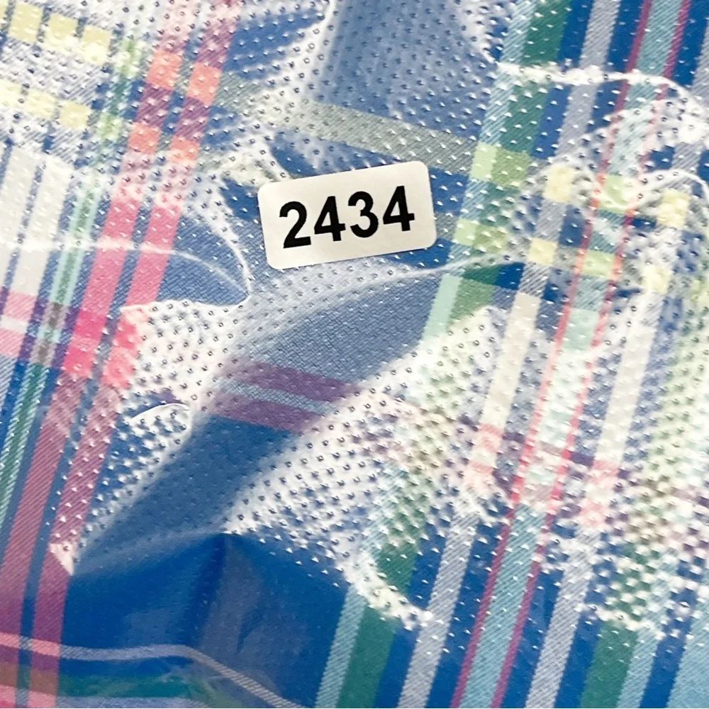 Peter Millar Summer Comfort Plaid Button Down Shirt | Men’s Medium | Stretch - Picture 6 of 6